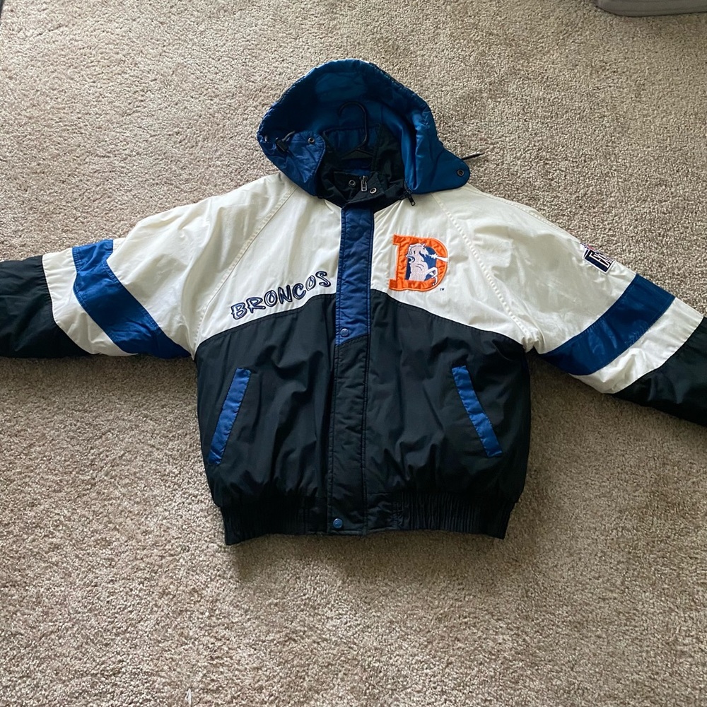 Vintage Denver Broncos Zip Up Jacket